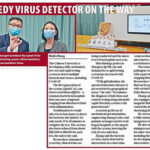 Speedy virus detector on the way (The Standard 2020)